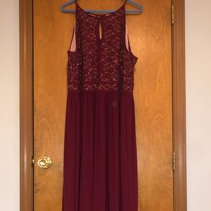 Prom dress from David’s bridal